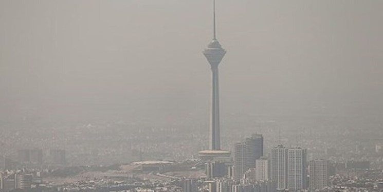 هوای تهران در مرز آلودگی/وضعیت هوای پایتخت از ابتدای سال