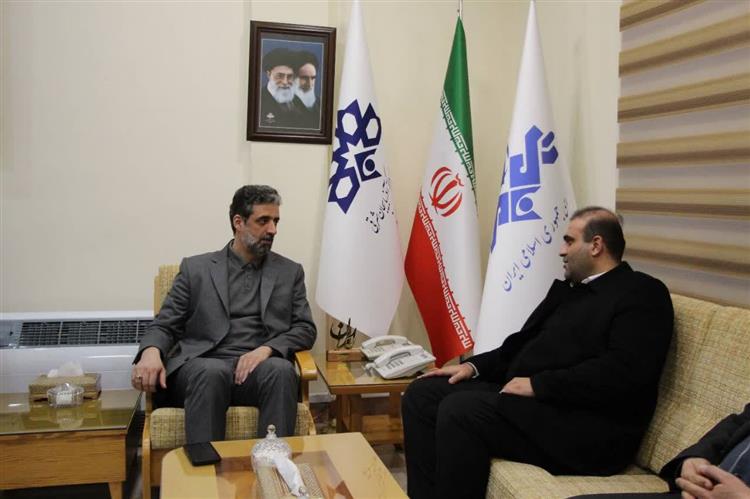دیدار مدیرعامل منطقه آزاد ارس با مدیرکل صداوسیمای آذربایجان شرقی