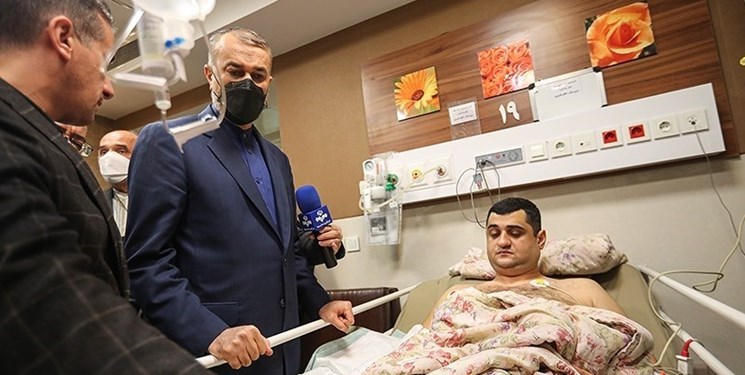 حال مساعد کارمند مجروح سفارت جمهوری آذربایجان در بیمارستان بعد از عمل جراحی