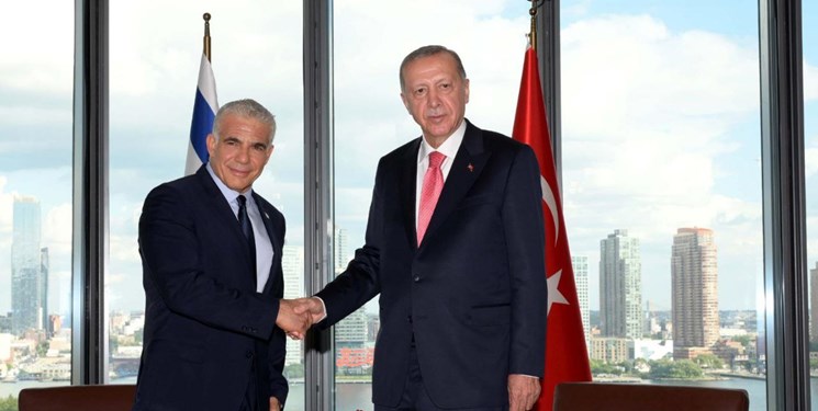 اردوغان با نخست وزیر رژیم‌صهیونیستی دیدار کرد