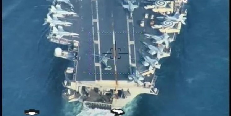 رهگیری و شناسایی ناوگروه هواپیمابر آیزنهاور توسط نیروی دریایی ارتش