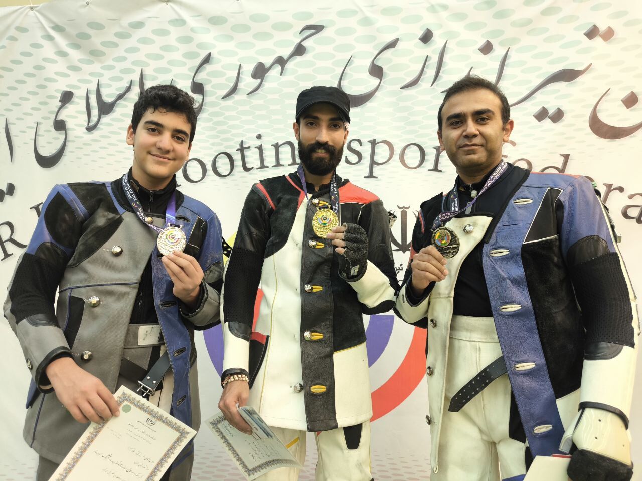 قهرمانی نکونام در مسابقات آزاد تفنگ؛ طهماسبی و نوروزیان دوم و سوم شدند
