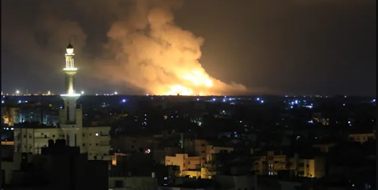حمله پهپادی رژیم صهیونیستی به غزه