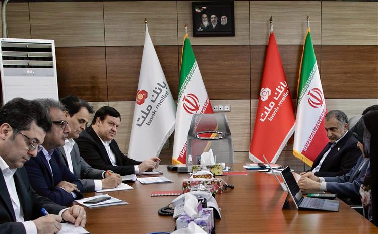  نشست مشترك مدیرعامل بانك ملت و رییس دانشگاه صنعتی شریف با موضوع حمایت از تولیدات علمی و فناورانه
